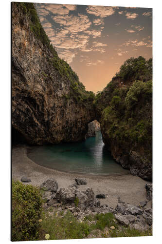 Tableau en aluminium Spiaggia dell'Arcomagno, Calabre