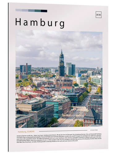 Galleritryk Hamburg Cityscape