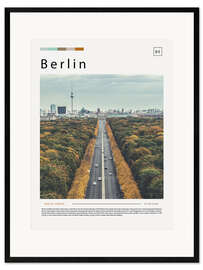 Framed art print Berlin Cityscape