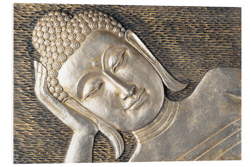 PVC print Sleeping Buddha