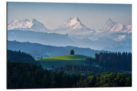 Magnettafel Herrlicher Ausblick auf die Berner Alpen