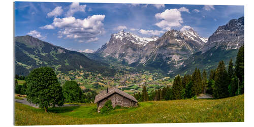 Gallery print View of Grindelwald, Switzerland