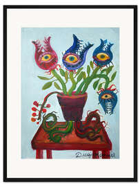 Gerahmter Kunstdruck Carnivorous Flower I