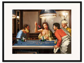 Gerahmter Kunstdruck Casino Gang