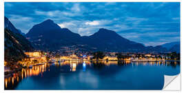 Sticker mural Riva del Garda on Lake Garda in Italy