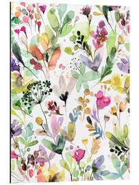 Aluminium print Wild Flowers I