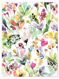 Wandsticker Wild Flowers I