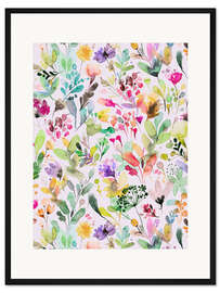 Gerahmter Kunstdruck Wild Flowers II