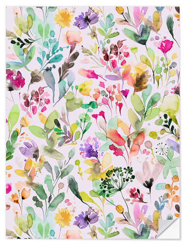 Wall sticker Wild Flowers II