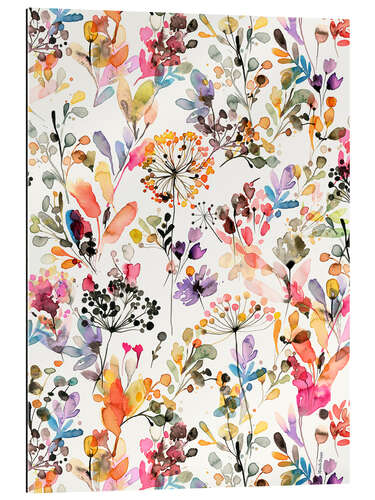 Tableau en plexi-alu Wild Flowers III