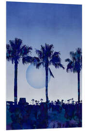 Tableau en PVC Blue Beach Paradise I