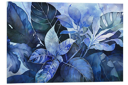 PVC-taulu Blue Tropical Jungle