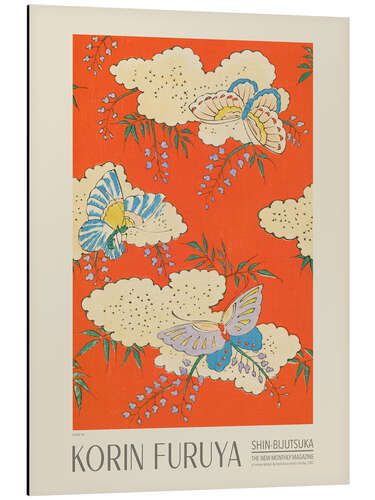 Cuadro de aluminio Floral Design 45, Shin-bijutsukai, 1902