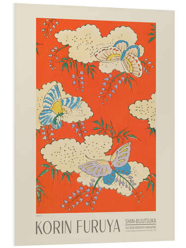 Foam board print Floral Design 45, Shin-bijutsukai, 1902