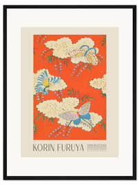 Gerahmter Kunstdruck Florales Design 45, Shin-bijutsukai, 1902