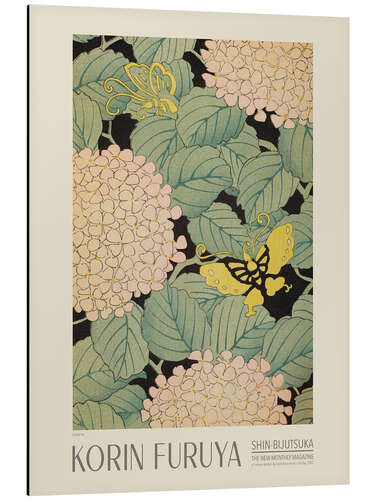 Aluminium print Floral Design 96, Shin-bijutsukai, 1902