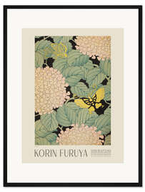 Gerahmter Kunstdruck Florales Design 96, Shin-bijutsukai, 1902
