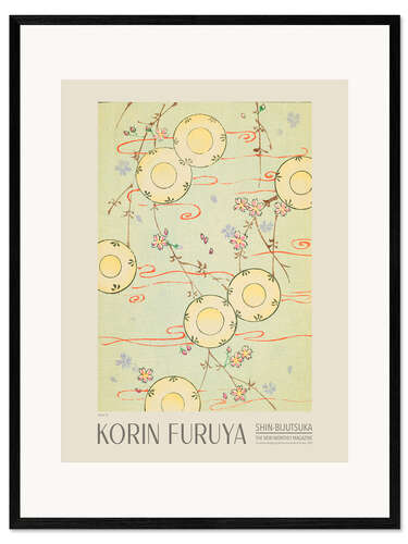 Kunsttryk i ramme Design 39, Shin-bijutsukai, 1902