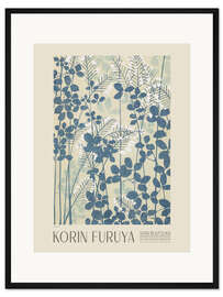 Gerahmter Kunstdruck Florales Design 116, Shin-bijutsukai, 1902