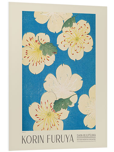 Foam board print Floral Design 99, Shin-bijutsukai, 1902