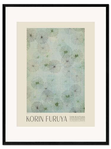 Framed art print Floral Design 136, Shin-bijutsukai, 1902