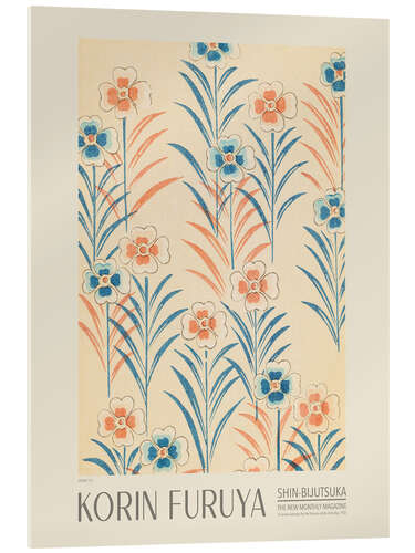 Acrylglasbild Florales Design 112, Shin-bijutsukai, 1902