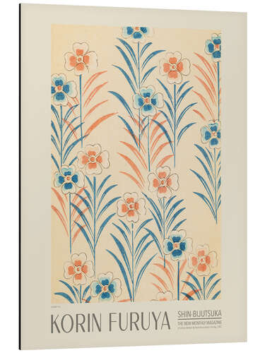 Stampa su alluminio Floral Design 112, Shin-bijutsukai, 1902