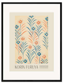 Framed art print Floral Design 112, Shin-bijutsukai, 1902