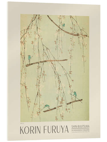 Quadro em acrílico Floral Design 176, Shin-bijutsukai, 1902