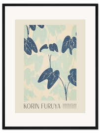 Gerahmter Kunstdruck Florales Design 55, Shin-bijutsukai, 1902