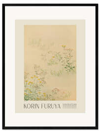 Framed art print Floral Design 348, Shin-bijutsukai, 1902