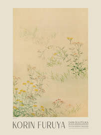 Magnettafel Florales Design 348, Shin-bijutsukai, 1902