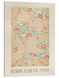 Tableau en plexi-alu Floral Design 92, Shin-bijutsukai, 1902