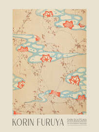 Magnettafel Florales Design 92, Shin-bijutsukai, 1902