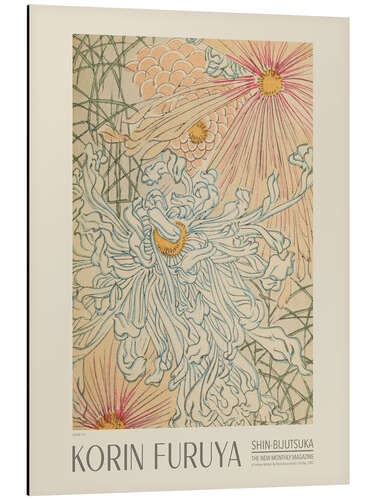 Aluminium print Floral Design 315, Shin-bijutsukai, 1902