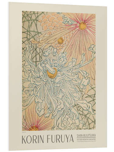 Foam board print Floral Design 315, Shin-bijutsukai, 1902