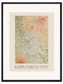 Gerahmter Kunstdruck Florales Design 315, Shin-bijutsukai, 1902