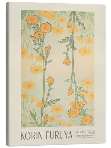 Stampa su tela Floral Design 297, Shin-bijutsukai, 1902