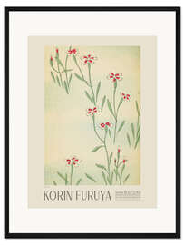 Gerahmter Kunstdruck Florales Design 294, Shin-bijutsukai, 1902