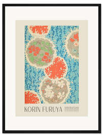 Gerahmter Kunstdruck Florales Design 95, Shin-bijutsukai, 1902