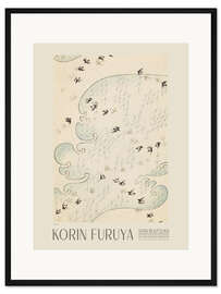 Gerahmter Kunstdruck Florales Design 64, Shin-bijutsukai, 1902