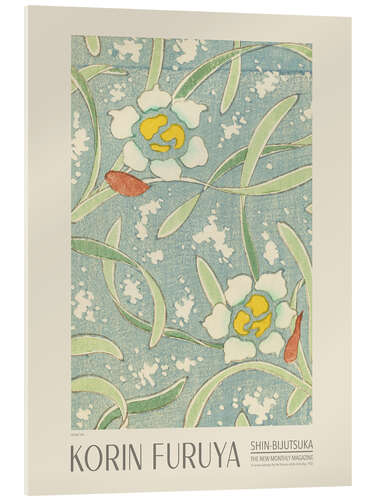 Acrylglasbild Florales Design 244, Shin-bijutsukai, 1902