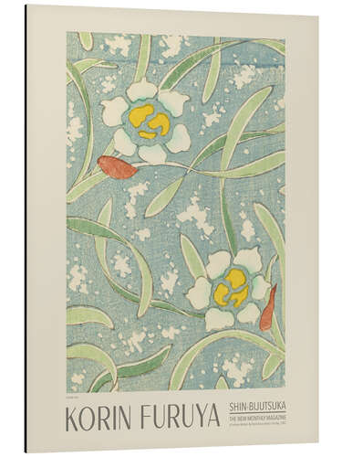 Aluminium print Floral Design 244, Shin-bijutsukai, 1902