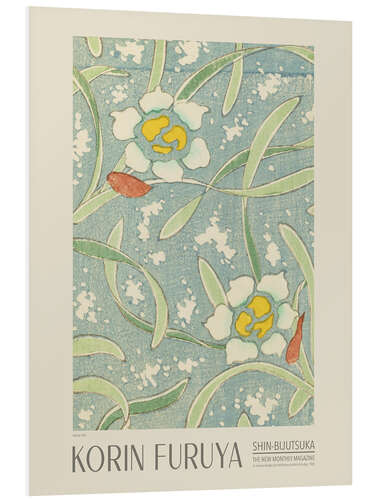 Foam board print Floral Design 244, Shin-bijutsukai, 1902