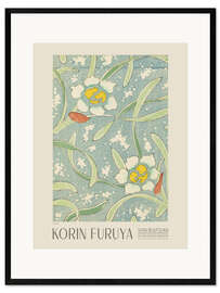 Framed art print Floral Design 244, Shin-bijutsukai, 1902