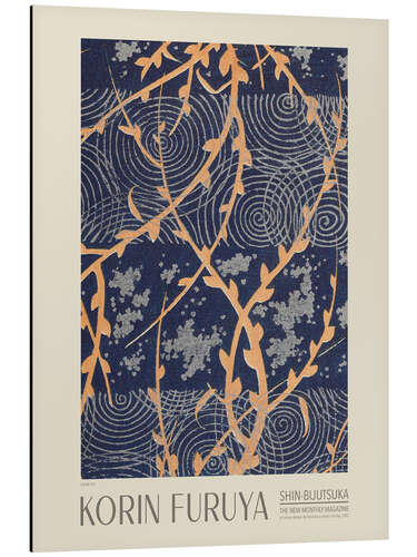 Aluminium print Floral Design 239, Shin-bijutsukai, 1902