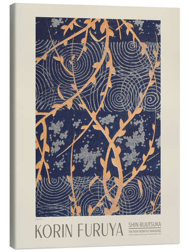 Stampa su tela Floral Design 239, Shin-bijutsukai, 1902