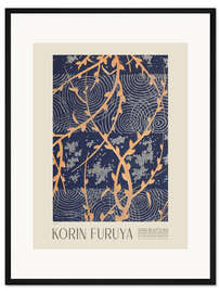 Gerahmter Kunstdruck Florales Design 239, Shin-bijutsukai, 1902