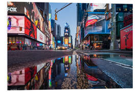 Hartschaumbild Times Square New York