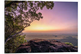 Tableau en plexi-alu Sunrise in the Masai Mara, Kenya II